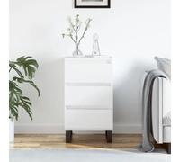 vidaXL Buffet blanc 40x35x70 cm