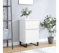 vidaXL Buffet blanc 40x35x70 cm
