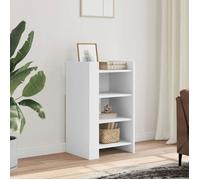 vidaXL Buffet blanc bois d'ingénierie 45x35x75 cm