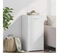vidaXL Buffet haut Bois d'ingénierie 45x42,5x93 cm Blanc