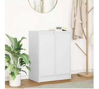 vidaXL Buffet blanc 57x34x76 cm bois d'ingénierie, meuble de rangement, meuble de rangement de cuisine, meuble de rangement 861616