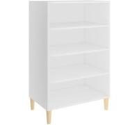vidaXL Buffet Blanc 57x35x90 cm Aggloméré Blanc G