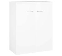 vidaXL Buffet Blanc – Bois d'ingénierie (aggloméré) 60 x 30 x 75 cm