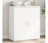 vidaXL Buffet blanc 60x31x70 cm armoire de rangement en bois d'ingénierie