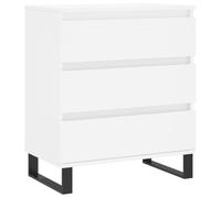 vidaXL Buffet 827188 – Bois d'ingénierie blanc 60x35x70 cm