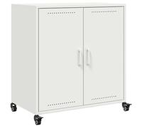 Buffet blanc 68,5x39x72 cm acier