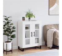 vidaXL Buffet blanc 69,5x34x90 cm bois d'ingénierie827812 Blanc G