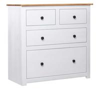 vidaXL Buffet Panama en pin 80 x 40 x 83 cm Blanc