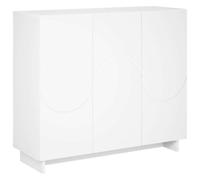 vidaXL Buffet Blanc 85,5 x 31 x 75 cm Bois d'ingénierie