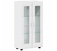 vidaXL Buffet Blanc brillant 55,5 x 29 x 100 cm Bois d'ingénierie