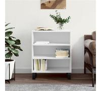 vidaXL Buffet blanc brillant 57x35x70 cm bois d'ingénierie