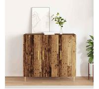 vidaXL Buffet Bois ancien 90 x 34 x 80 cm Bois d'ingénierie 869076