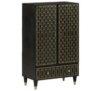 vidaXL Buffet bois de manguier massif - 60x33x100 cm