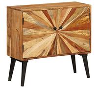 vidaXL Buffet Bois de Manguier Massif Commode Armoire Rangement Table Appoint
