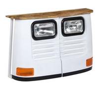 vidaXL Buffet Bois de manguier massif Forme de camion Blanc246243 Blanc G
