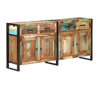 vidaXL Buffet Bois de récupération massif - Noir