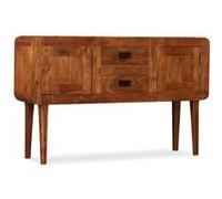 Buffet Bois massif avec finition en bois de Sesham 120x30x75 cm