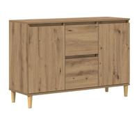 vidaXL Buffet chêne artisanal 102x35x70 cm bois d'ingénierie