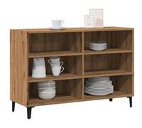 vidaXL Buffet chêne artisanal 856453, 103,5x35x70 cm bois d'ingénierie