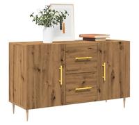 Buffet chêne artisanal 100x36x60 cm bois d ingénierie Marron G