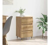 Vidaxl Buffet Chêne Artisanal 35 X 40 X 70 Cm Bois D'ingénierie