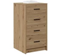 vidaXL Buffet chêne Artisanal 40 x 41 x 75 cm Bois d'ingénierie, Salon, Rangement Contemporain, Buffet rectangulaire, Meuble Durable, Moderne, Organiseur stylé