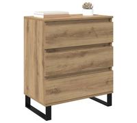 Vidaxl Buffet Chêne Artisanal 60 X 35 X 70 Cm Bois D'ingénierie