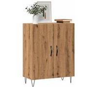 vidaXL Buffet chêne artisanal 69,5 x 34 x 90 cm en bois d'ingénierie