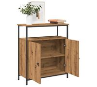 vidaXL Buffet chêne artisanal 857473 – bois d'ingénierie 70x30x80 cm