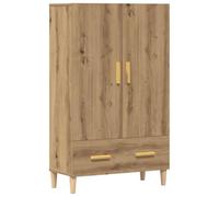 vidaXL Buffet chêne Artisanal 70x31x115 cm Bois d'ingénierie