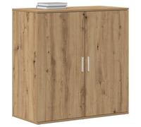 vidaXL Buffet Chêne Artisanal 79 x 38 x 80 cm Bois d'ingénierie, Buffet de Salle à Manger, Meuble de Rangement Moderne, Rustique, Solide, Pratique pour la Maison