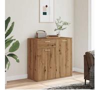 vidaXL Buffet chêne artisanal 80x36x75 cm bois d'ingénierie 856007
