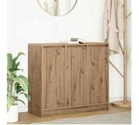vidaXL Buffet chêne artisanal 85x34x76 cm bois d'ingénierie meuble de rangement meuble de rangement de cuisine meuble de 861633