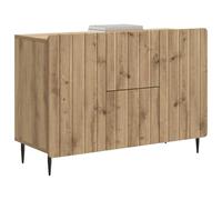 vidaXL Buffet Chêne Artisanal 89 x 34,5 x 62 cm Bois d'ingénierie, Bahut rectangulaire Moderne, Rangement généreux pour Le Salon, Cabinet élégant, unité Polyvalente