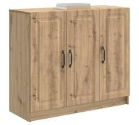 vidaXL Buffet Chêne Artisanal 89 x 34,5 x 77 cm Bois d'ingénierie, Meuble de Rangement Moderne pour Salon, Buffet rectangulaire élégant, Bois Composite, Design Chic et Pratique