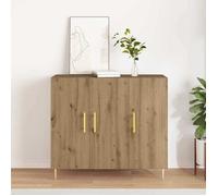 vidaXL Buffet Chêne artisanal 90x34x80 cm Bois d'ingénierie 869077