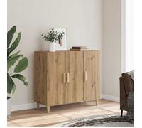 vidaXL Buffet chêne artisanal 90x34x80 cm bois d'ingénierie 856891