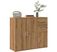 vidaXL Buffet 91 x 29,5 x 75 cm – Chêne artisanal