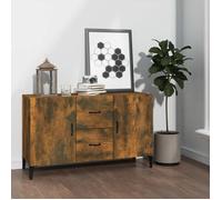 vidaXL Buffet 817468 Chêne fumé Bois d'ingénierie 100x36x60 cm