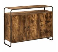 vidaXL Buffet Chêne fumé 102 x 35 x 75 cm Bois d'ingénierie