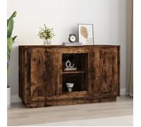 vidaXL Buffet chêne fumé – 102×35×60 cm – bois d'ingénierie – 831882