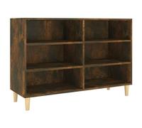 vidaXL Buffet Chêne fumé 103,5x35x70 cm Aggloméré Multicolore