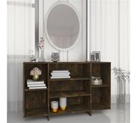 vidaXL Buffet 120x30x75 cm - Chêne Fumé