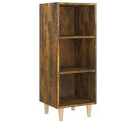 Vidaxl Buffet Chêne Fumé 34,5x32,5x90 Cm Bois D'ingénierie Multicolore