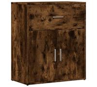 vidaXL Buffet 840468 - chêne fumé 60x31x70 cm, bois d'ingénierie