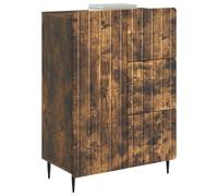 vidaXL Buffet Chêne fumé 66 x 34,5 x 91,5 cm Bois d'ingénierie