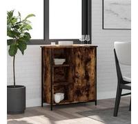 vidaXL Buffet - Chêne fumé 70x30x80 cm