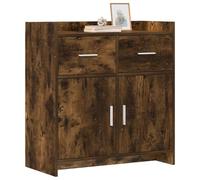 vidaXL Buffet Chêne fumé 75 x 36 x 80 cm Bois d'ingénierie,