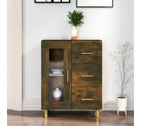 vidaXL Buffet Chêne fumé 90 cm