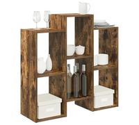 vidaXL Buffet Chêne fumé 90 x 30 x 90 cm, Salon Moderne, Meuble de Rangement stylé, Espace suffisant, mobilier Fonctionnel